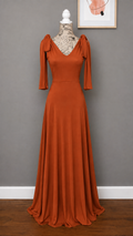 Katie Dress Rust Orange