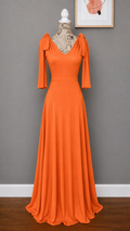 Katie Dress Sunset Orange