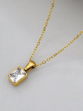 Glass Stone Necklace