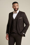Brown 3Pc Suit