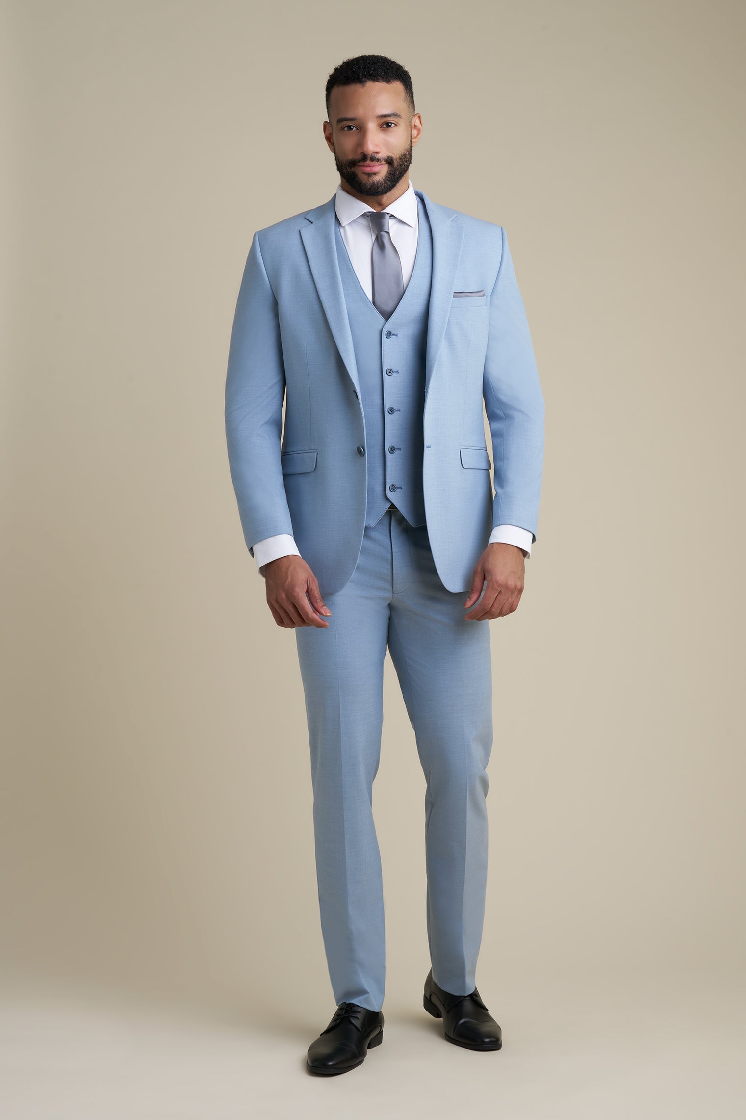 Light Blue 3Pc Suit