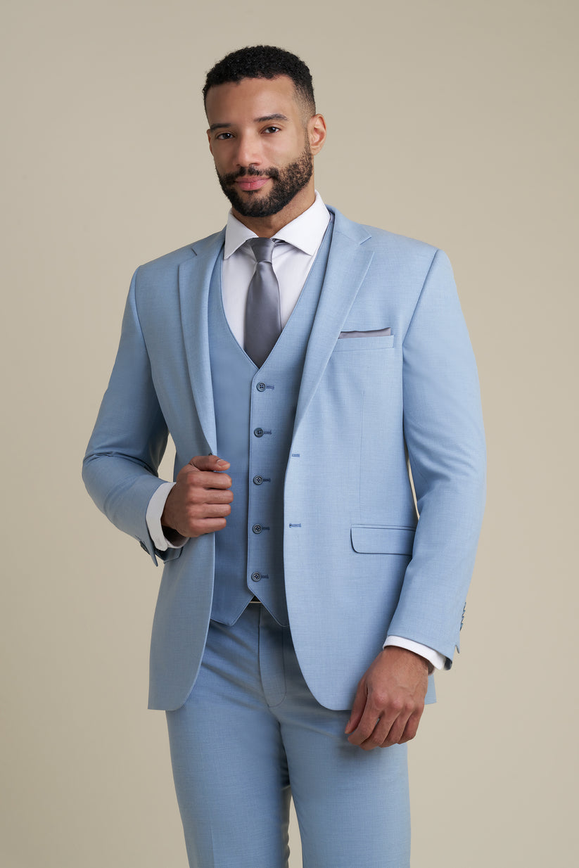 Light Blue 3Pc Suit