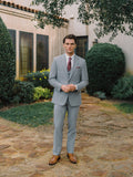 Grey 3Pcs Suit