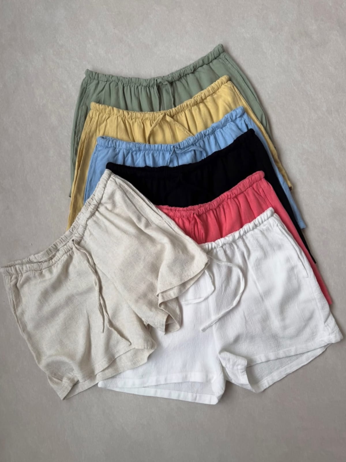 Linen Blend Shorts