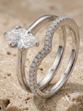 Rhodium Plated Wedding Band