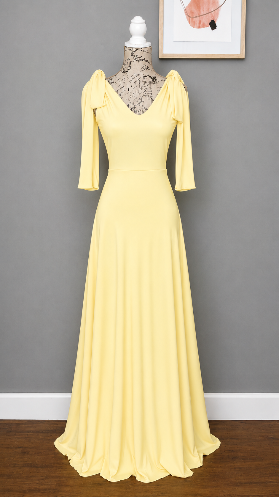 Katie Dress Pastel Yellow