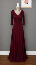 Katie Dress Burgundy