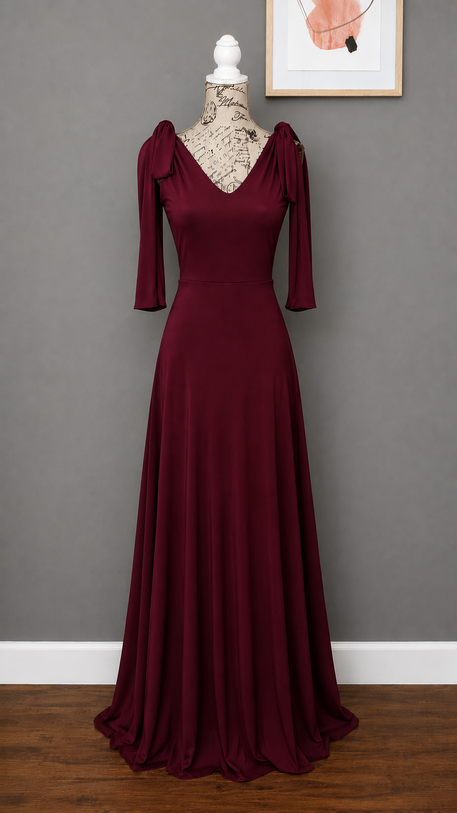 Katie Dress Burgundy