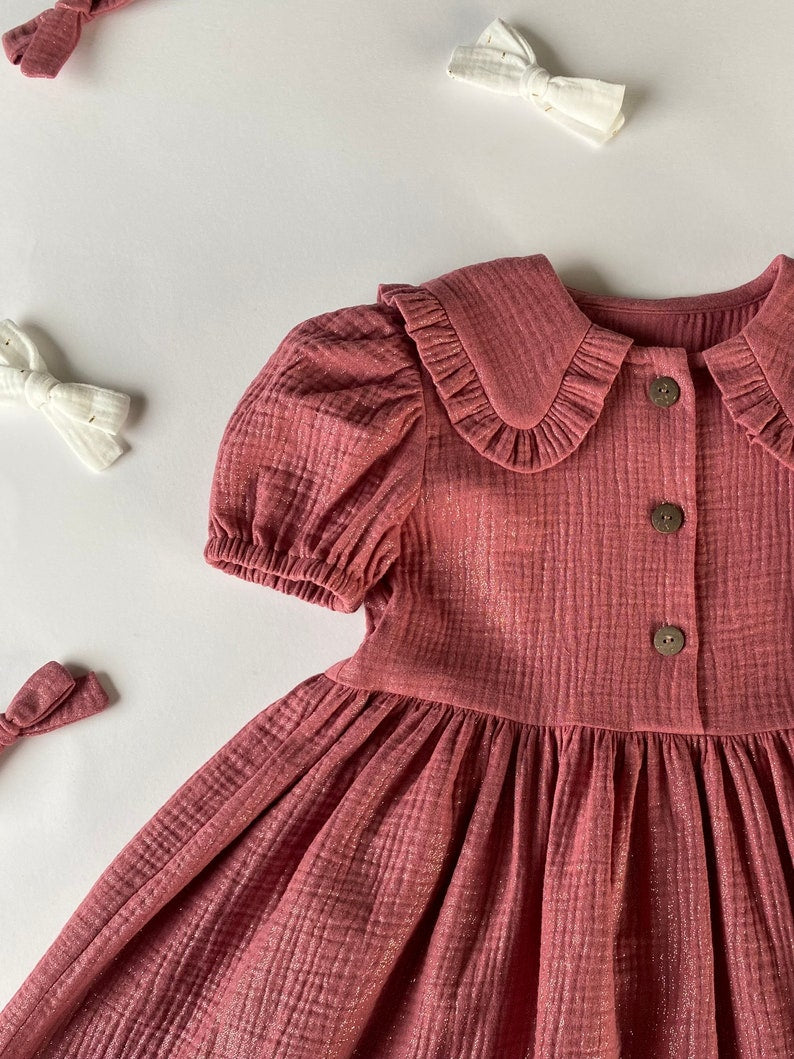 Short Sleeve Ruffled Dress