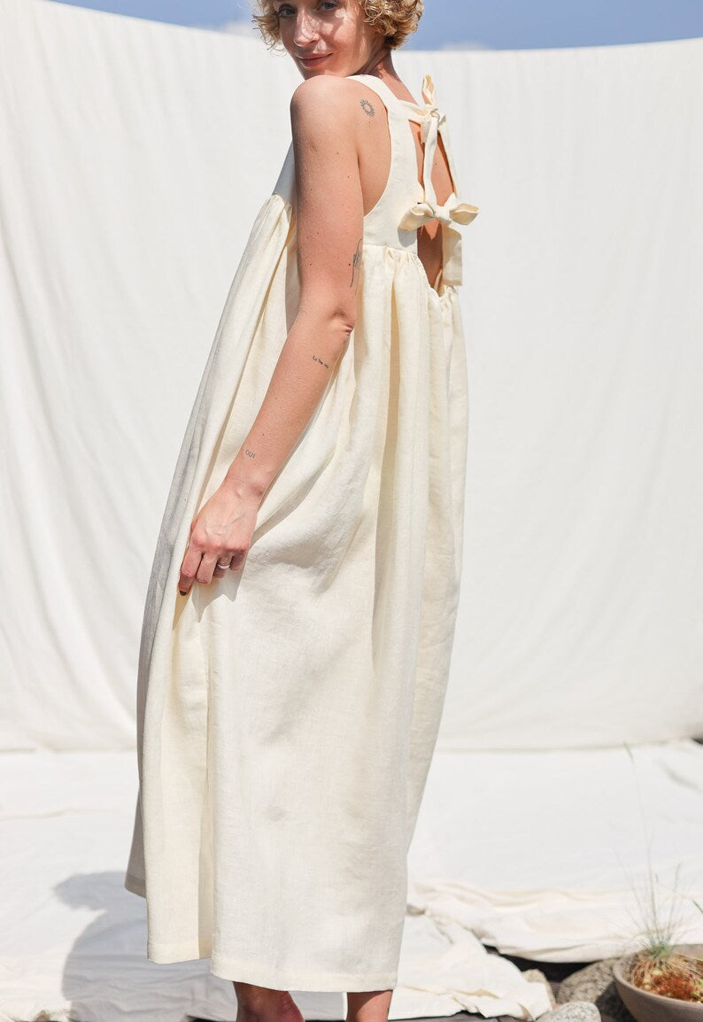 Low Back Bow tie dress