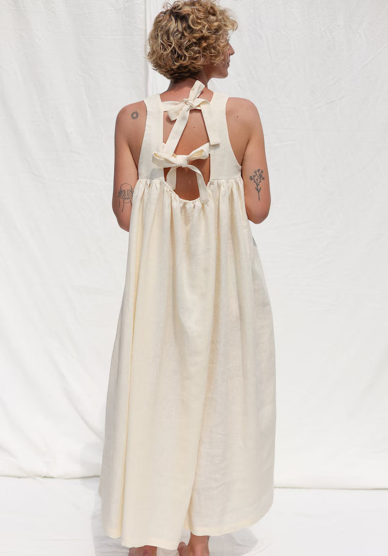 Low Back Bow tie dress