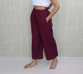 Linen Ankle Pants
