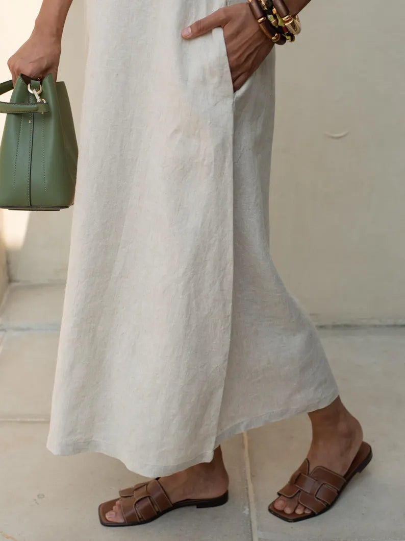 Maxi Linen Dress