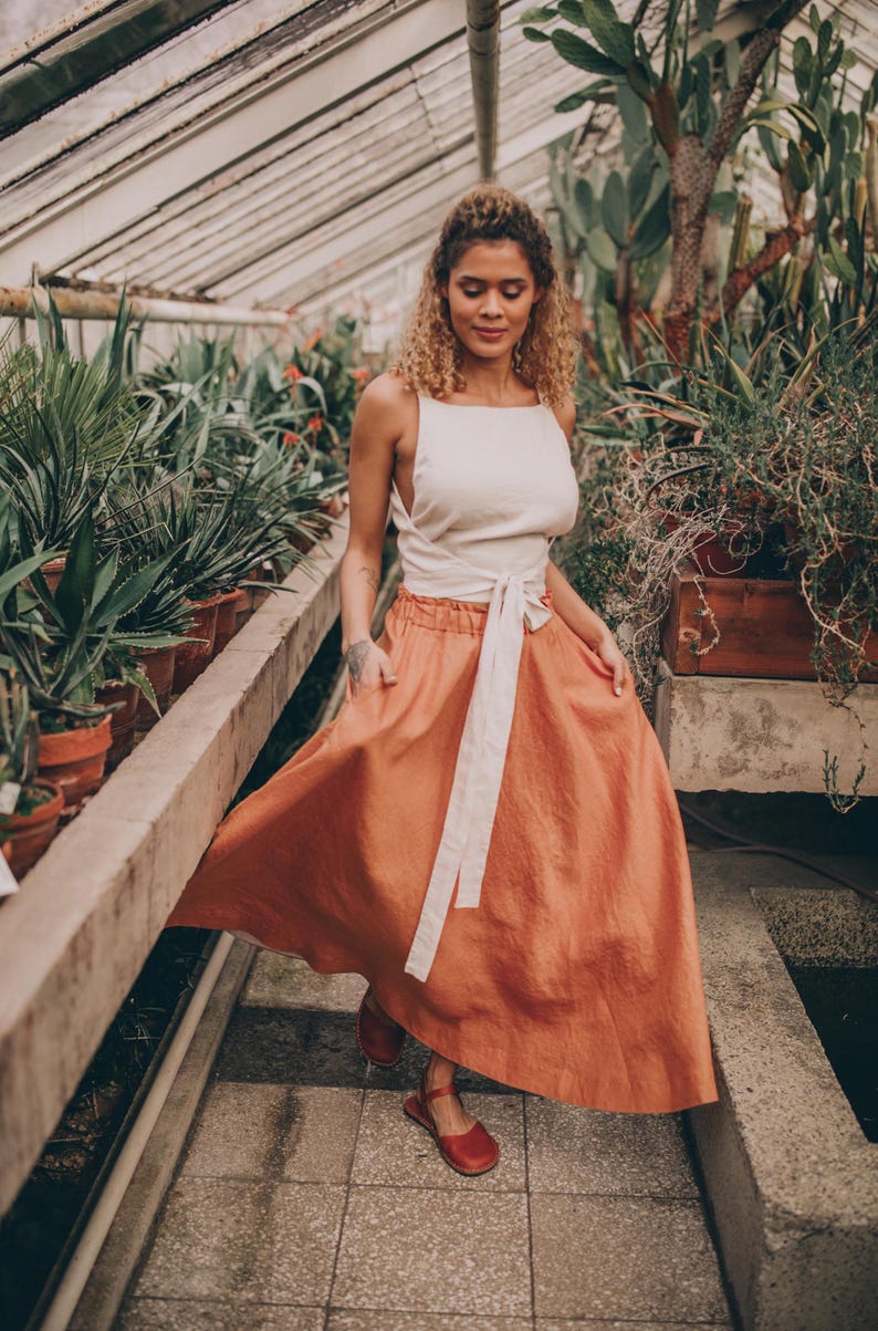 Lorne Linen Skirt